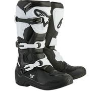 Bottes moto cross Alpinestars tech 3 offroad black and white 43
