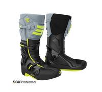 Bottes moto cross SHOT RACE GEAR Race 8 Grey Neon Yellow 48