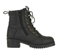 Furygan Bottes moto femme Janis – D3O, cuir de vachette, imperméables et respirantes – Noir 39/37