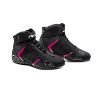 Bottes Moto Femme Ixon Gambler WP Noir/Fuchsia36 Noir,Fuchsia
