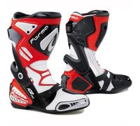 Bottes Moto Forma Ice Pro Noir Blanc Rouge 45 - Mixte - Cuir - Lacets 46