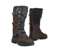 Bottes Moto Imperméables ACERBIS Homologués Galibier Marron Fermeture 3 Crochets