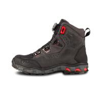 Bottes Moto Klim Outlander Asphalte/Rouge à haut risque40 Asphalte,Rouge à haut risque