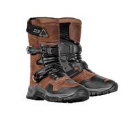 Bottes Moto LEATT ADV Hydradri 7,5 Short Désert Marron Fermeture Sidelock