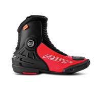 RST Moto Bottes moto courtes TracTech Evo D3O perforées Noir/Rouge Néon EU 46 Homme