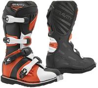 Bottes moto tout-terrain Forma Gravity noir/blanc/orange EU 35, EU 36