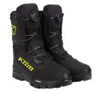 Klim Klutch GTX BOA Bottes de motoneige, noir-jaune, taille 46 pour homme