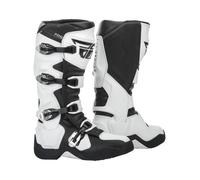 Bottes MX Fly Racing 2019 FR5 Blanc - Homme - Adulte - Moyenne - Lacets - Synthétique 44 1/2
