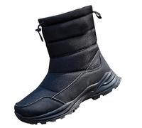 Bottes Neige Bottes Hiver Femme Fourrées Chaussure Femme Hiver Chaussures En Coton pour Hommes,Modèles de Couple,Botte En Coton Rembourrées,Chaudes Et Décontracté,Ne Frappez Pas Les Botte de Ski