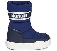 Bottes neige enfant garcons Moon Boot MB JR PARK ZIP HIGH WP Bleu 32