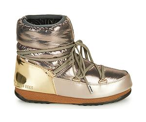 Bottes neige femmes Moon Boot LOW SAINT MORITZ WP Argenté 38