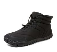 Bottes Neige Unisexes Fourrées, Chaussures d'Hiver Confortables | Intérieur Fourré Et Semelle Épaisse, Chaussant Confortable Pour Hiver, Promenade, Neige Et Activités Extérieures