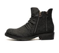 Cipriata Agatina Femmes Décontracté Mode Créateur Robe Bottines Noir