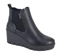 Bottes Noires À Talons Bas De Mode Pour Femmes Cipriata Annina