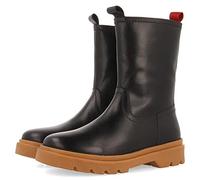 Bottes noires avec tirants pour fille et garçon hadres