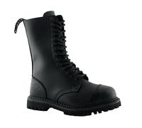 Bottes Noires Herald À 14 Yeux En Cuir Formelles Militaires