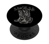Bottes officielles Aerosmith Walk This Way PopSockets PopGrip Adhésif