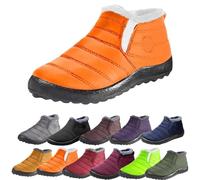 Bottes orthopédiques chaudes imperméables à enfiler pour femme et homme, bottes de neige antidérapantes avec doublure en fourrure, Eorange, 36 EU