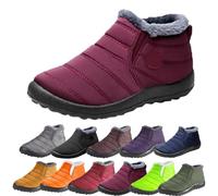 Bottes orthopédiques chaudes imperméables à enfiler pour femme et homme, bottes de neige antidérapantes avec doublure en fourrure, Eredb, 36 EU