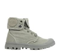Bottes - Palladium - Baggy - Femme - Gris - Textile - Lacets 36