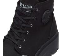Bottes - PALLADIUM - Pallabase Twill - Femme - Noir - Talon compensé 2cm 37