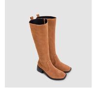 BOTTES PARIS EN CUIR CAMEL 40