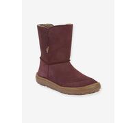 Bottes pieds nus enfants BAREFOOT TEX SUEDE Froddo bordeaux 34