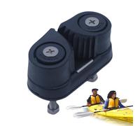 Bottes Pinces À Cam Pour Coureurs De Bateau Avec Corde | Pinces À Cames De Corde Portable En Nylon | Pince À Came Lumière, Pince À Cames De Bateau Noir Pour Kayak, Voilier, Réforme