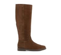 Bottes plates en cuir velours femme Ryłko Olena Marron 36
