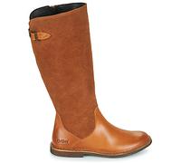 Bottes plates femmes Kickers KICK TITANIUM Marron 38