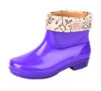 Bottes Pluie Femme Imperméables Caoutchouc Bottines De Pluie Antidérapant Botte De Jardin Chelsea Plastique Élégantes Polyvalentes Idéales Pour La Pluie Le Jardin Et Toutes Les Saisons