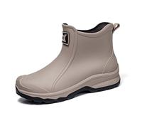 Bottes Pluie Imperméables Homme et Femme Confortables Légères Protection Contre Les claboussures Bottines Caoutchouc pour de sécurité Industrie Jardin décontractées Idéales la Saison