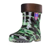 Bottes Pluie Imperméables homme et femme de doublées Securite avec Embout Acier Bottines caoutchouc pour Semelle intérieure d'équitation légantes Idéales la saison