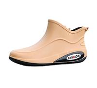 Bottes Pluie Imperméables homme et femme Original Antidérapant Protection contre les claboussures avec Tige Moyenne Semelle intérieure d'équitation légantes Idéales pour la saison de