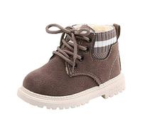 Bottes pour Bébé Fille Garçon - Enfant pour Fille et Garçon d'hiver Décontractées Chaudes Filles Bottes de Neige Printemps Automne Classiques Bottines en Cuir Premier Cadeau d'anniversaire
