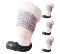 Bottes pour chien pour pattes blessées - Bottes chaudes pour temps froid | Bottes imperméables et antidérapantes pour protéger les pattes de chien pour la neige, la plage, la randonnée, le camping