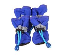 Bottes pour chiens - 4 chaussures pour animaux de compagnie pour chaussée chaude | Bottes de pluie pour chiens avec cordon réglable, protection de patte de chien antidérapante, douce et respirante