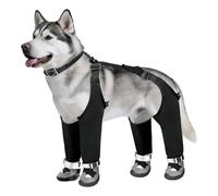 Bottes pour chiens - Bottes antidérapantes respirantes et imperméables | Équipement pour chien pour la protection hivernale | Protecteurs de pattes pour glace, froid, chasse, camping, marche, voyage