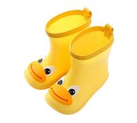 Bottes pour enfants, chaussures de pluie avec personnages de dessins animés de canard grillé, chaussures de pluie pour garçons et filles, bottes d'eau pour bébés, bottes d'eau pour petites filles, E