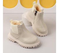 Bottes pour enfants de 2 à 5 ans, nouvelles bottes de mode pour garçons en automne/hiver, bottes courtes rétro pour filles EUR21,EUR22,EUR23,EUR24,EUR25,EUR26,EUR27,EUR28,EUR29,EUR30Unicolore
