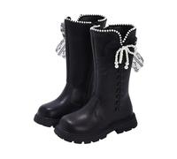 Bottes pour enfants et filles - Bottes de princesse classiques - Bottes d'automne tendance à lacets avec fermetures éclair latérales - Idéales pour un usage quotidien, 53, 33 EU