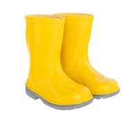 Lemigo Bottes de Pluie pour Enfants Filles et Garçons Chaussures de Pluie OLI 20-35 EU (Jaune, Système Taille Chaussures EU, Enfant de 2 à 5 ans, Numérique, Moyen, 28)