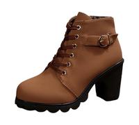 Bottes Pour Femme Bottes Plates Femme Chaussures Pieds Larges Botte Caoutchouc Bottines Compensées Chaussure Mollet Large Equitation Hiver Confortable Fourrées Chaudes Fourrée Talon Bottine,37