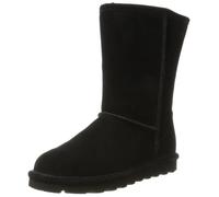 Bottes pour femmes BEARPAW en daim-nubuck noir à lacets - Haute - Plat 39