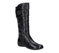Bottes pour Femmes JOSEF SEIBEL Naly 23 en Cuir Noir avec Fermeture Éclair Frontale et Doublure en Peluche Douce 37