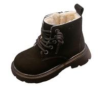 Bottes pour filles avec semelle souple et respirante avec nœud et fleur - Chaussures lumineuses à paillettes - Fermeture éclair - Confortables et plates - En cuir - Durables - Pour l'extérieur, 02