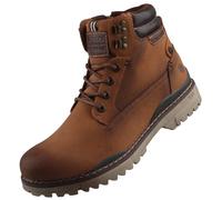 Dockers by Gerli - Bottines de randonnée lacées pour homme - Cuir marron - EU42