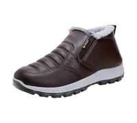 Bottes pour homme pour tenues des années 90, baskets décontractées tendance avec fond plat respirant, chaussures d'hiver rembourrées chaudes doublées confortables, bottes rétro streetwear pour homme