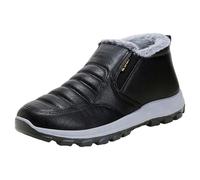 Bottes pour homme pour tenues des années 90, baskets décontractées tendance avec fond plat respirant, chaussures d'hiver rembourrées chaudes doublées confortables, bottes rétro streetwear pour homme