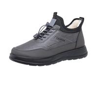 Bottes pour homme Printemps Automne Hiver Plus Velours Non Doux Semelle Chaude Coton Chaussures Confortables Épaissies Bottes pour tous les moyens et les personnes âgées Bottes de randonnée tendance